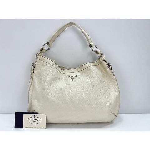PRADA Shoulder Bag white WS32095