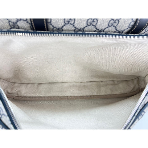 GUCCI 2WAY Handbag Navy WS32098