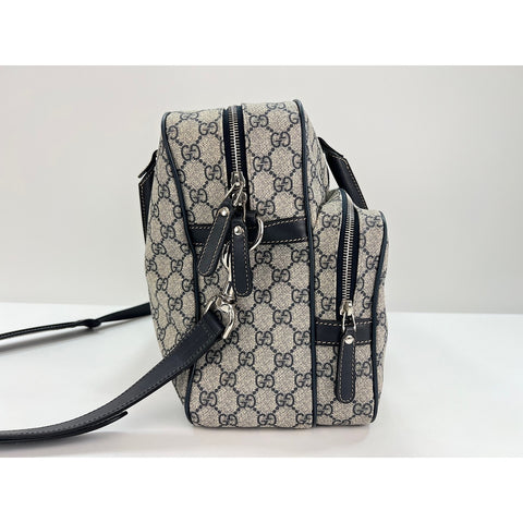 GUCCI 2WAY Handbag Navy WS32098