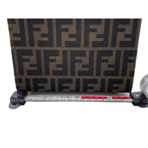 FENDI 2WAY Handbag Brown WS32100