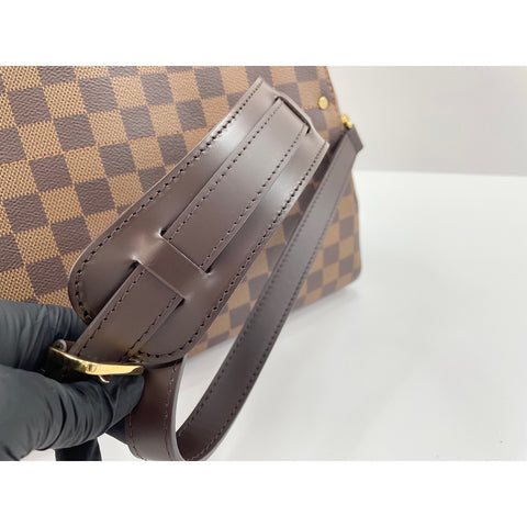 LOUIS VUITTON 2WAY Kensington Bowling Handbag Brown WS32103