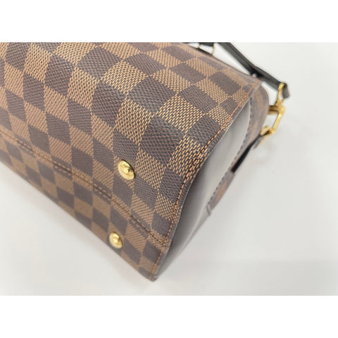 LOUIS VUITTON Damier 2-Way Kensington Bowling Handbag Brown WS32103