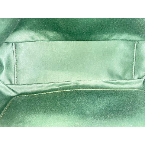 Miu Miu Leather 2-Way Matelass Arcadi Handbag green WS32105