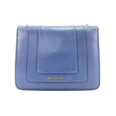 BVLGARI Serpenti Forever Shoulder Bag blue WS32106