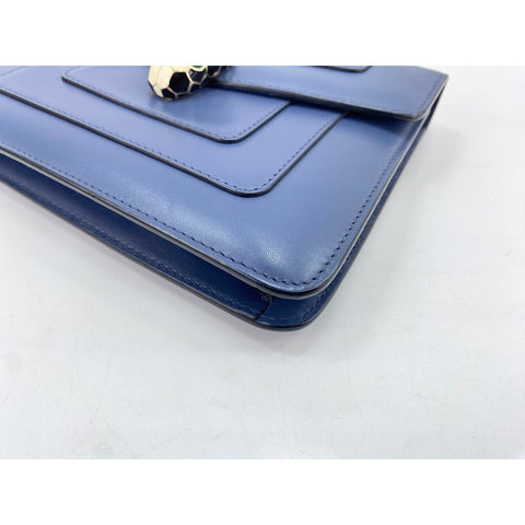 BVLGARI Serpenti Forever Shoulder Bag blue WS32106