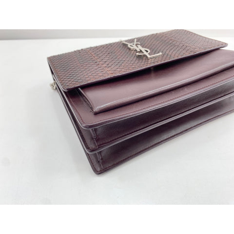YVES SAINT LAURENT Sunset Shoulder Bag Brown WS32108