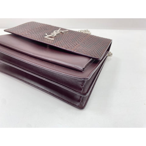YVES SAINT LAURENT Sunset Shoulder Bag Brown WS32108