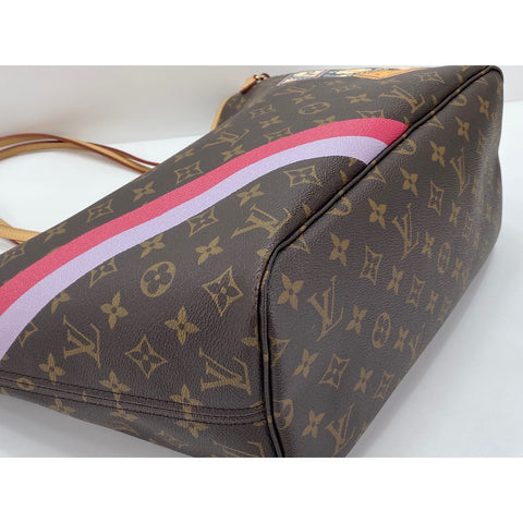 LOUIS VUITTON SP Order Neverfull MM Tote Bag Brown WS32109
