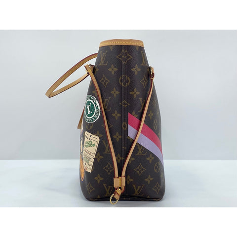 LOUIS VUITTON SP Order Neverfull MM Tote Bag Brown WS32109