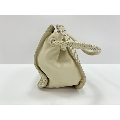 BOTTEGAVENETA leather Shoulder Bag white WS32112