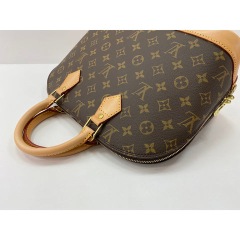 LOUIS VUITTON Alma Handbag Brown WS32113