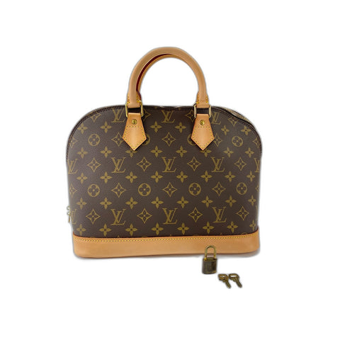 LOUIS VUITTON Alma Handbag Brown WS32113
