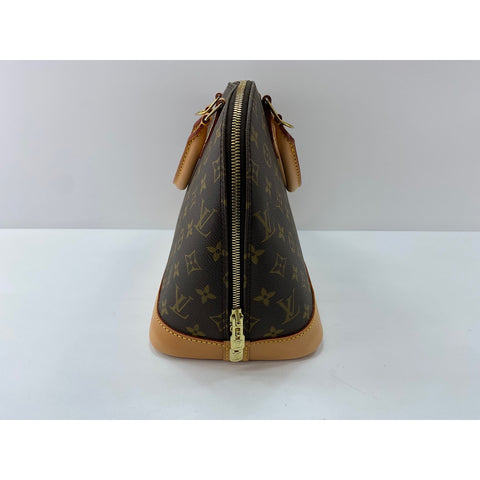 LOUIS VUITTON Alma Handbag Brown WS32113