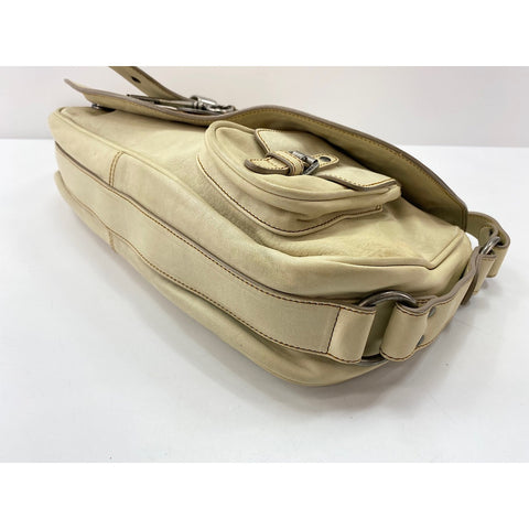 Christian Dior Gaucho Shoulder Bag beige WS32114
