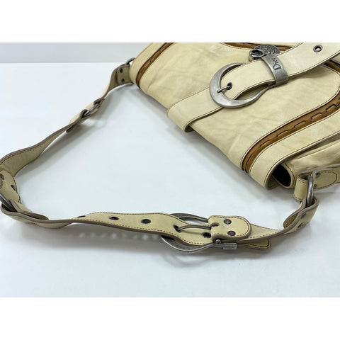 Christian Dior Gaucho Shoulder Bag beige WS32114