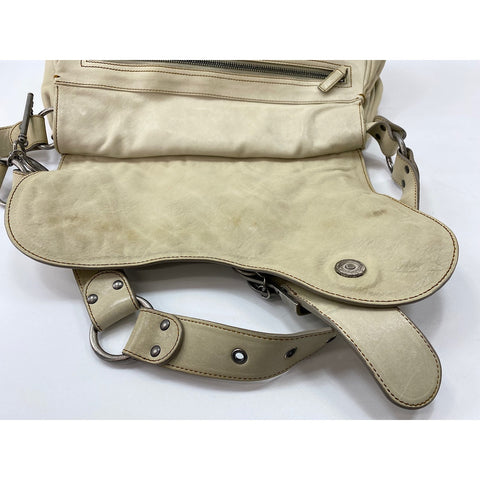 Christian Dior Gaucho Shoulder Bag beige WS32115