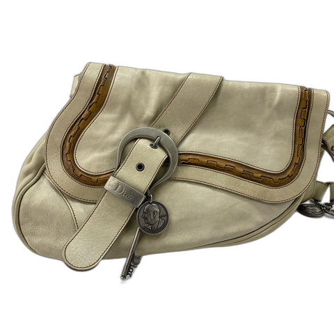 Christian Dior Gaucho Shoulder Bag beige WS32115