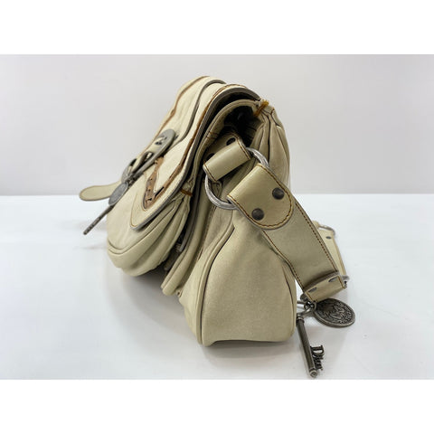 Christian Dior Gaucho Shoulder Bag beige WS32115