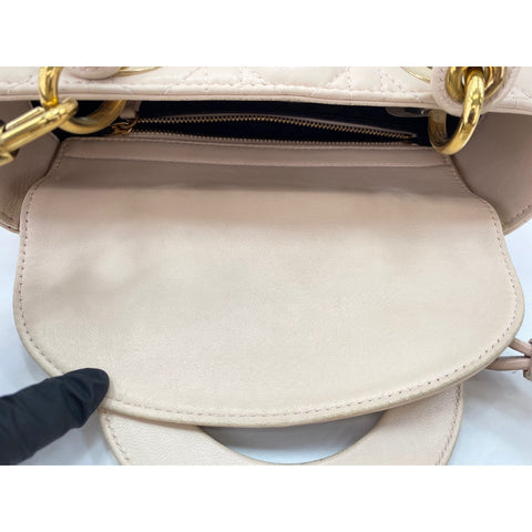 Christian Dior 2WAY Lady Dior Small Handbag pink WS32118