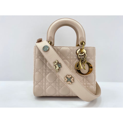 Christian Dior 2WAY Lady Dior Small Handbag pink WS32118