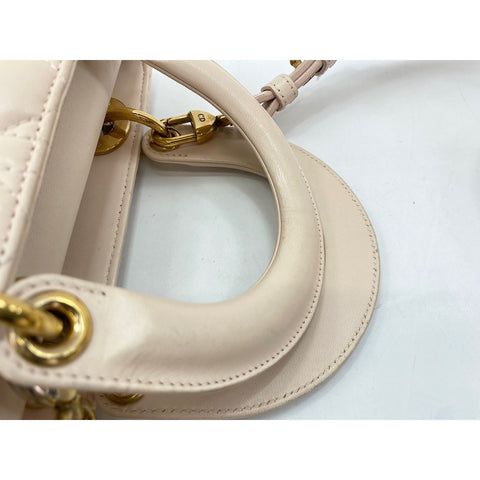 Christian Dior 2WAY Lady Dior Small Handbag pink WS32118
