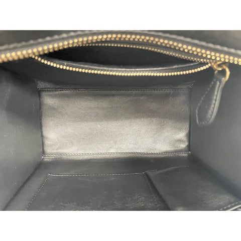 CELINE Luggage micro Handbag black WS32119