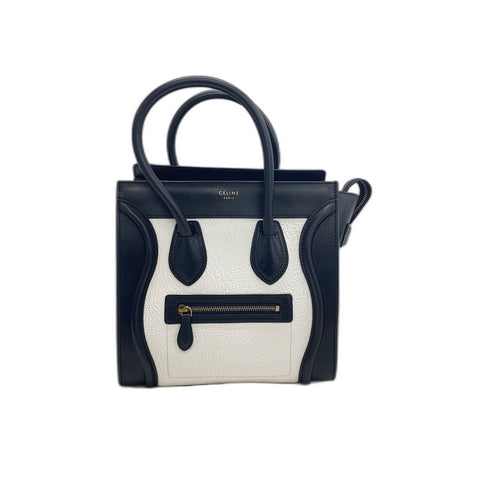 CELINE Luggage micro Handbag black WS32119