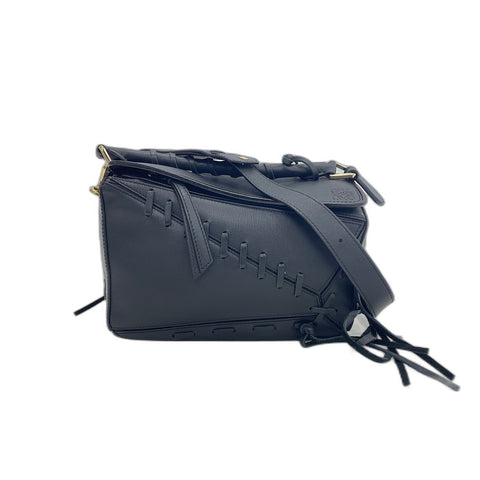 LOEWE 2-Way Puzzle Bag with Lace-Up Handbag black WS32120