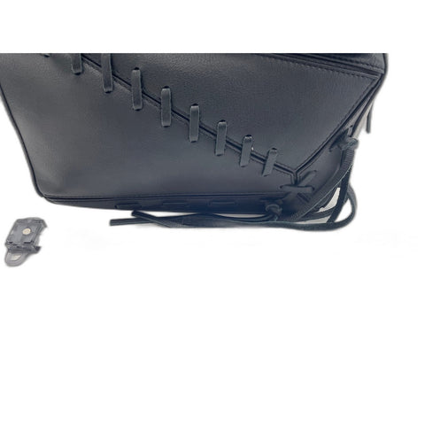 LOEWE 2-Way Puzzle Bag with Lace-Up Handbag black WS32120