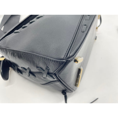 LOEWE 2-Way Puzzle Bag with Lace-Up Handbag black WS32120