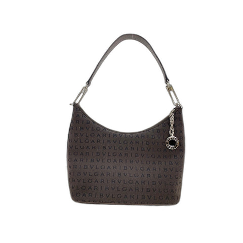 BVLGARI Logo mania Handbag Brown WS32124