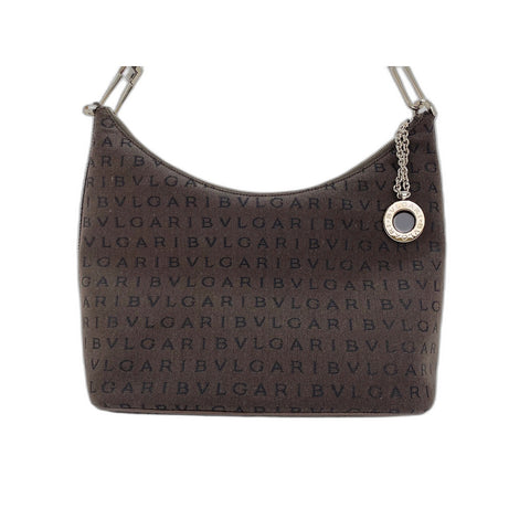 BVLGARI Logo mania Handbag Brown WS32124