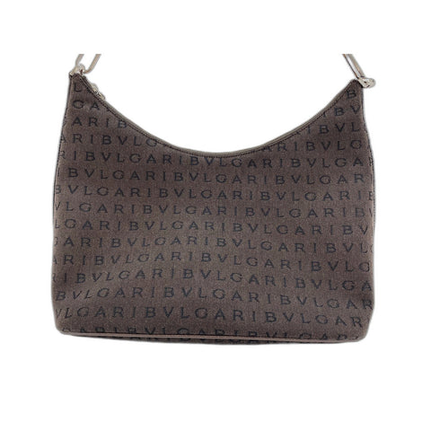 BVLGARI Logo mania Handbag Brown WS32124