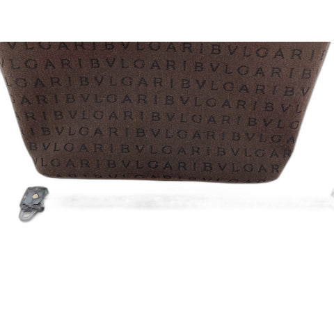 BVLGARI Logo mania Handbag Brown WS32124