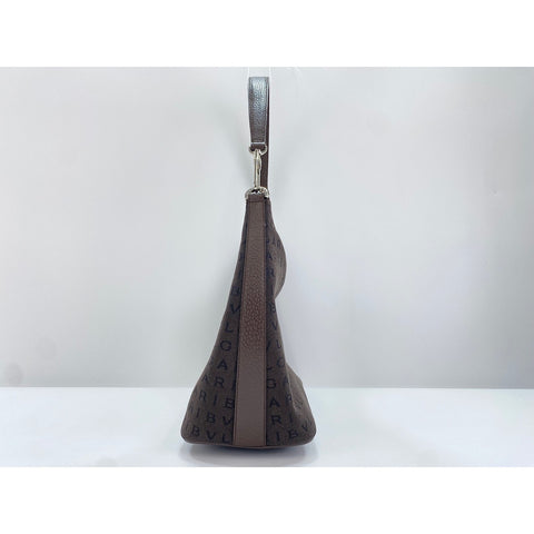 BVLGARI Logo mania Handbag Brown WS32124