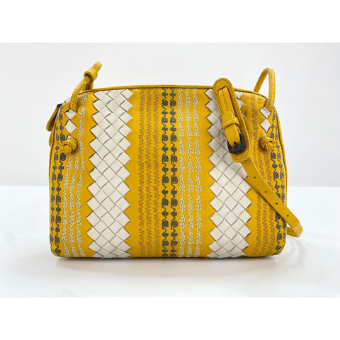 BOTTEGAVENETA INTRECCIATO Shoulder Bag yellow WS32126