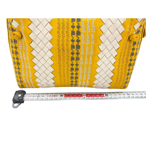 BOTTEGAVENETA INTRECCIATO Shoulder Bag yellow WS32126