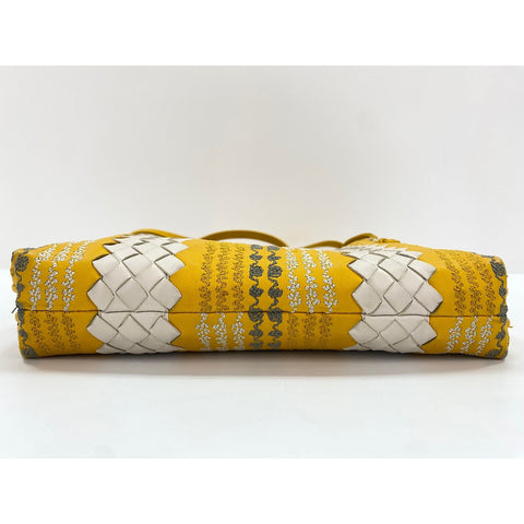BOTTEGAVENETA INTRECCIATO Shoulder Bag yellow WS32126