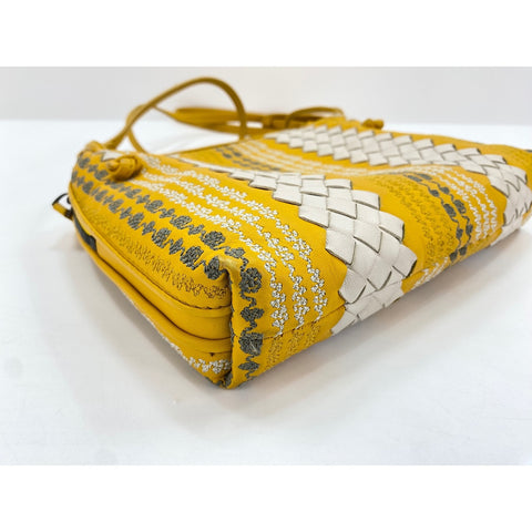 BOTTEGAVENETA INTRECCIATO Shoulder Bag yellow WS32126