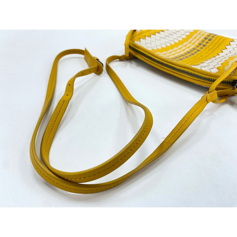 BOTTEGAVENETA INTRECCIATO Shoulder Bag yellow WS32126
