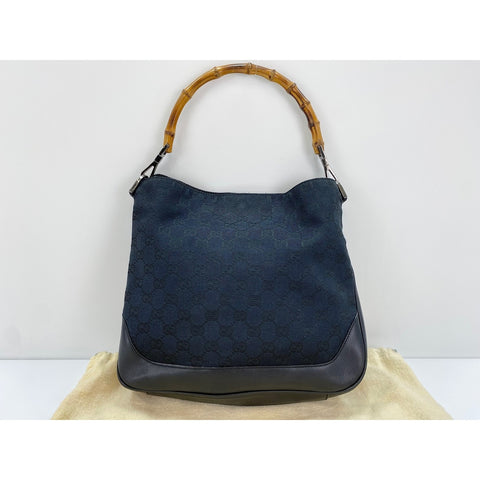 GUCCI Bamboo Handbag black WS32128