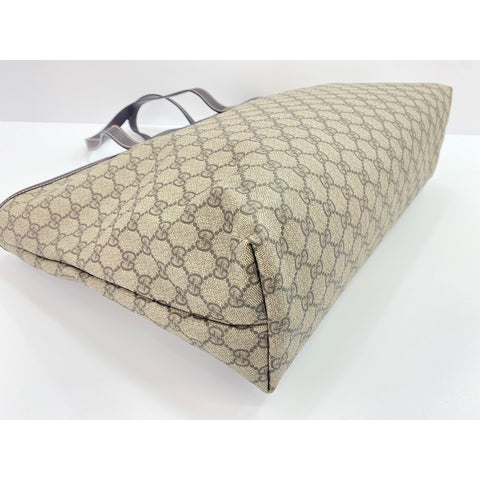 GUCCI GG Supreme Handbag Brown WS32129