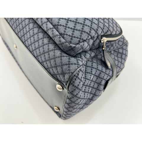 GUCCI Crest Handbag Navy WS32130