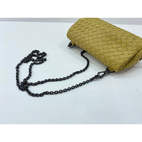 BOTTEGAVENETA INTRECCIATO Shoulder Bag yellow WS32139