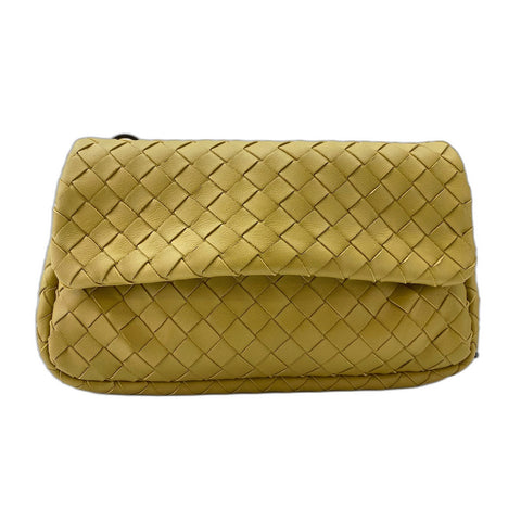 BOTTEGAVENETA INTRECCIATO Shoulder Bag yellow WS32139
