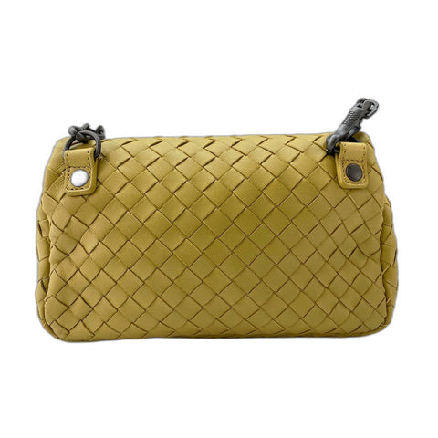 BOTTEGAVENETA INTRECCIATO Shoulder Bag yellow WS32139