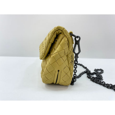 BOTTEGAVENETA INTRECCIATO Shoulder Bag yellow WS32139