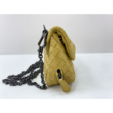 BOTTEGAVENETA INTRECCIATO Shoulder Bag yellow WS32139