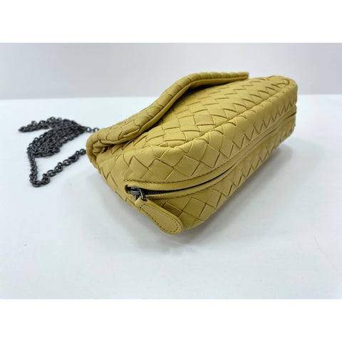 BOTTEGAVENETA INTRECCIATO Shoulder Bag yellow WS32139
