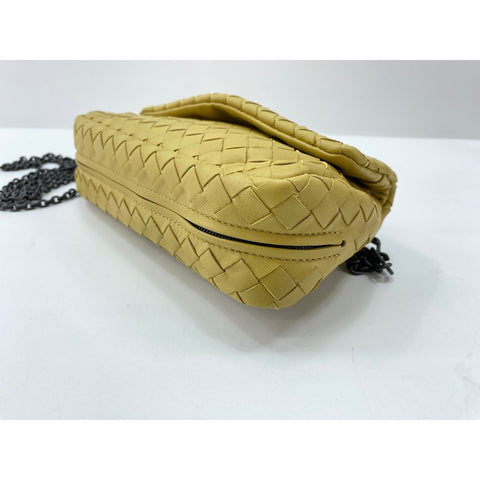 BOTTEGAVENETA INTRECCIATO Shoulder Bag yellow WS32139